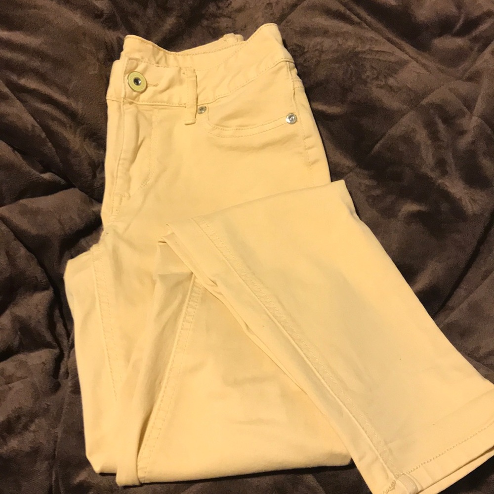 Maurices Light Yellow Jegging